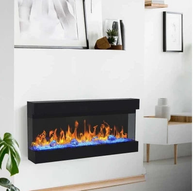 large electric fireplace