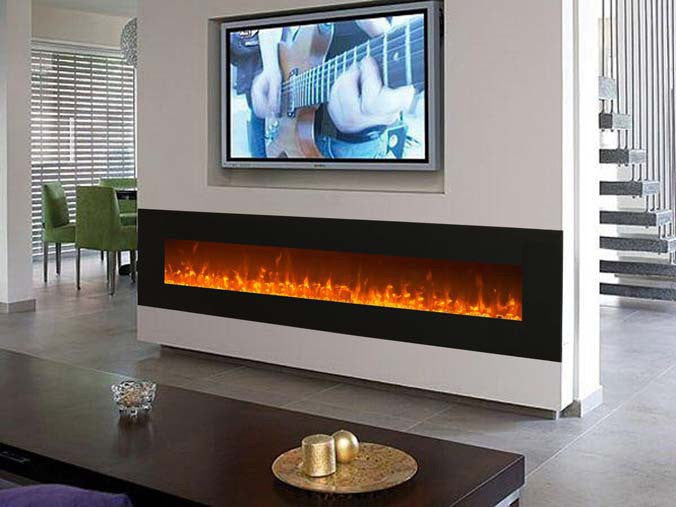 large electric fire