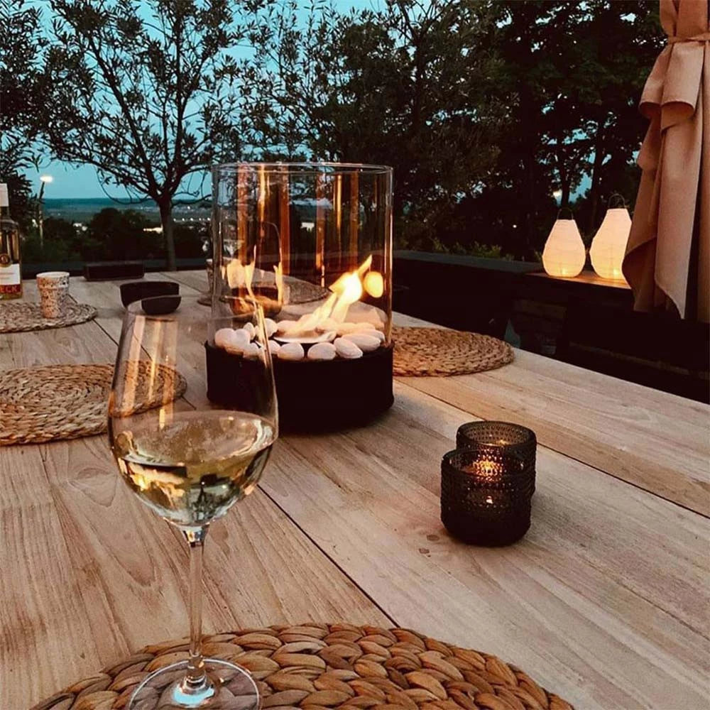 balcony ethanol fireplace