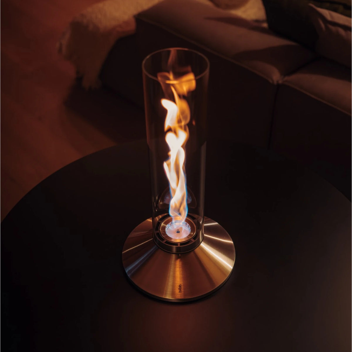 SPIN X 1200 Tabletop Fireplace - Silver