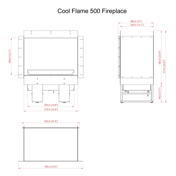 Cool Flame 500 Left Corner