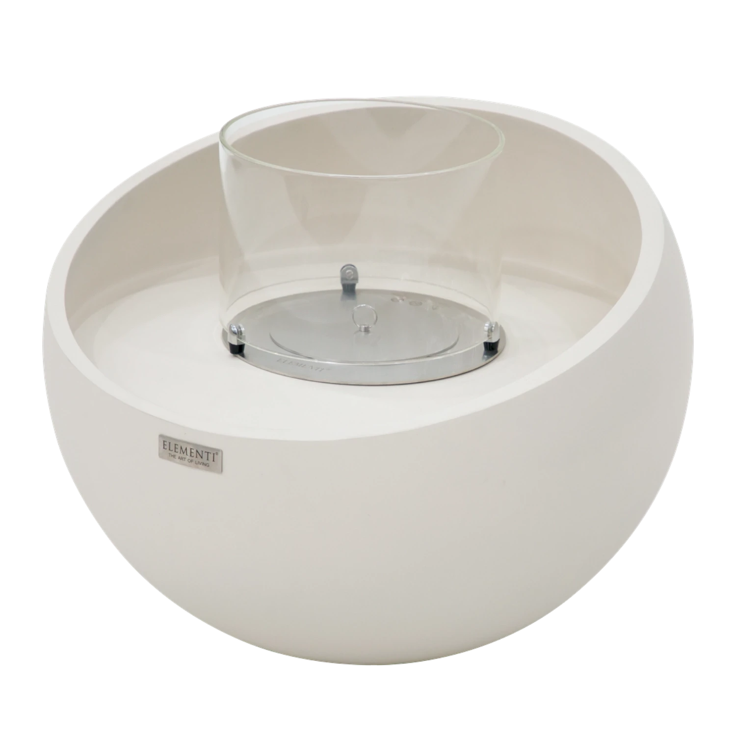 FIRENZE Bioethanol Fire Bowl – Cream White