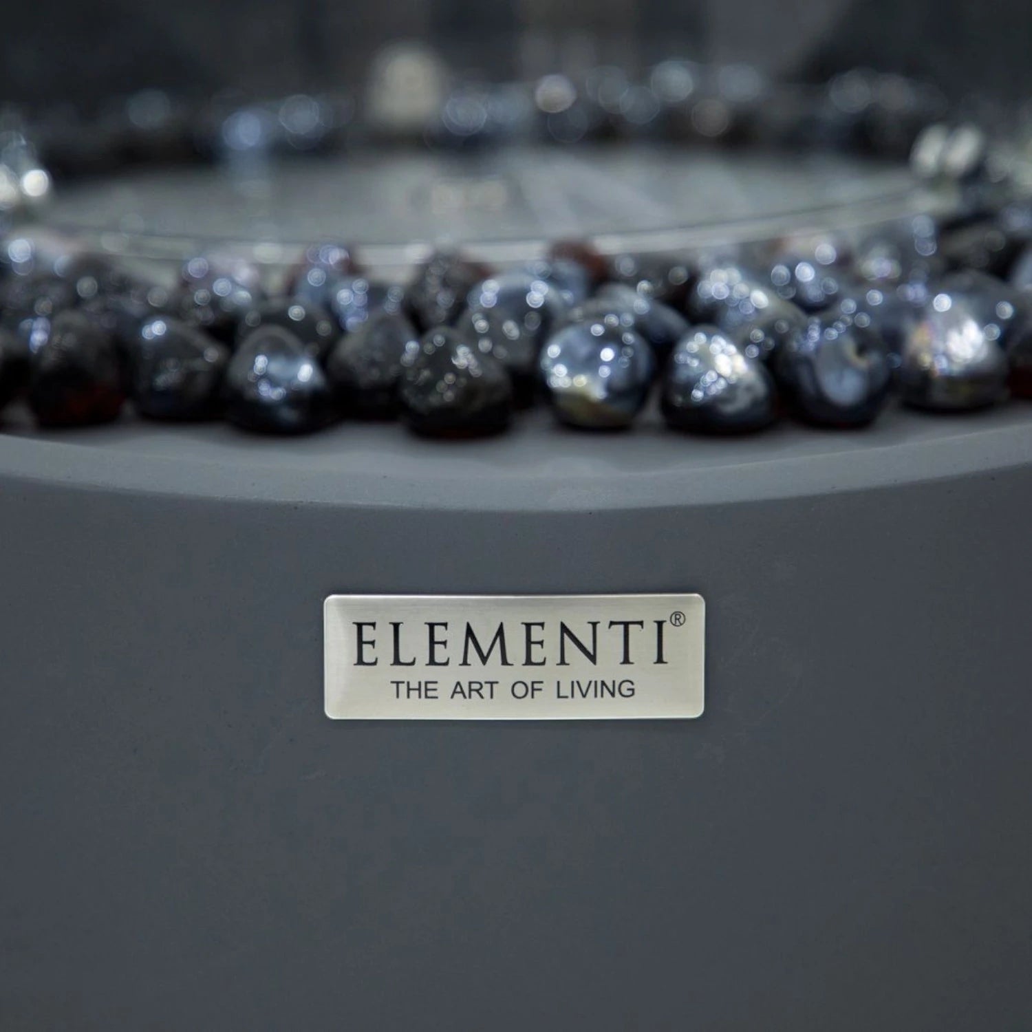 FIRENZE Bioethanol Fire Bowl – Slate Black