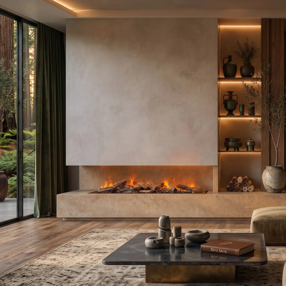 Triton 1000 - Multicolour Water Vapour Fireplace