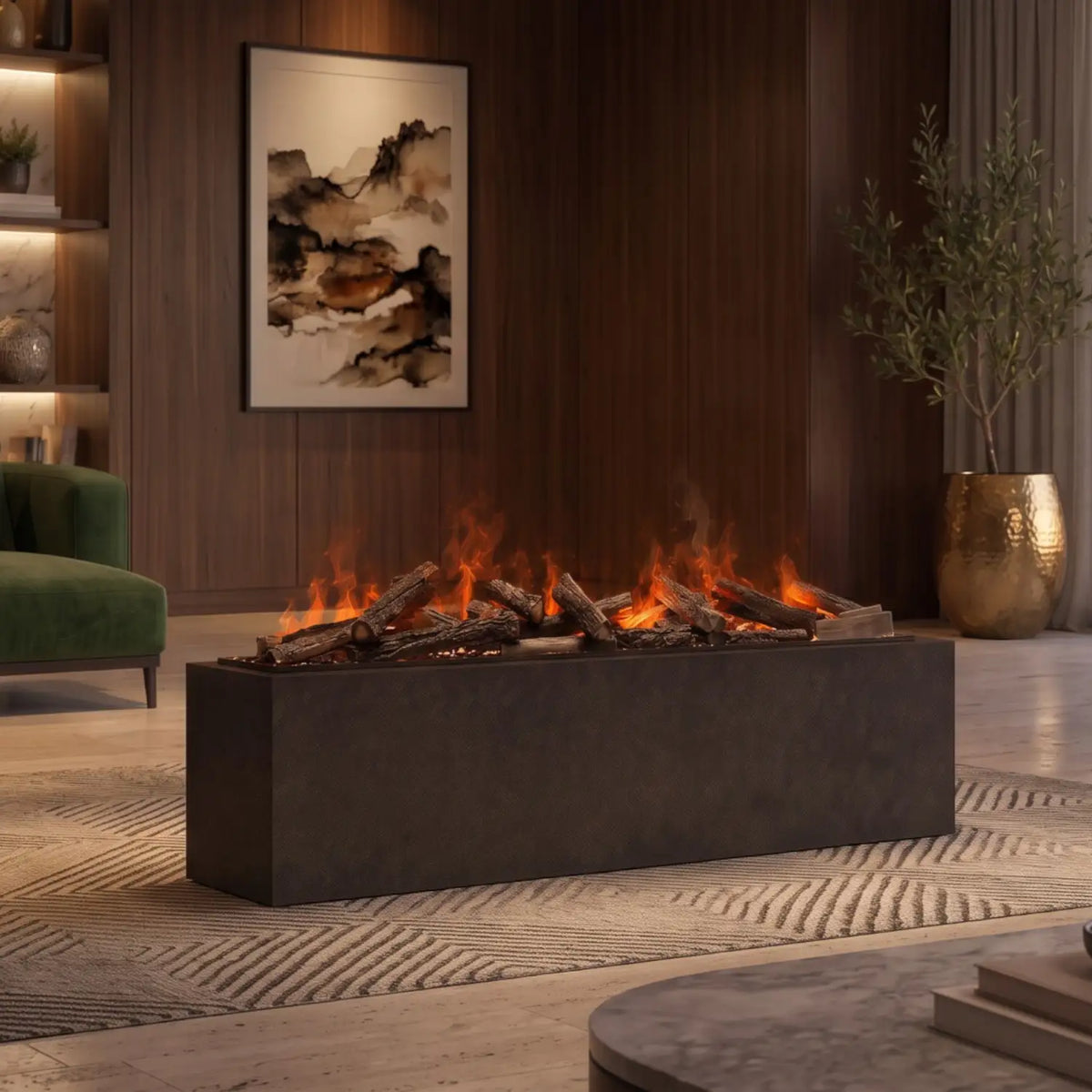 Triton 1000 - Multicolour Water Vapour Fireplace