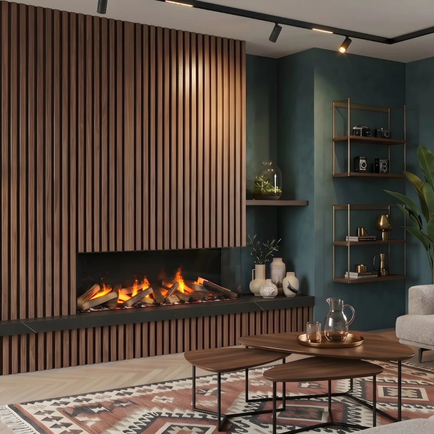 e-MatriX 1300-400 II-R - Water Vapour Fireplace