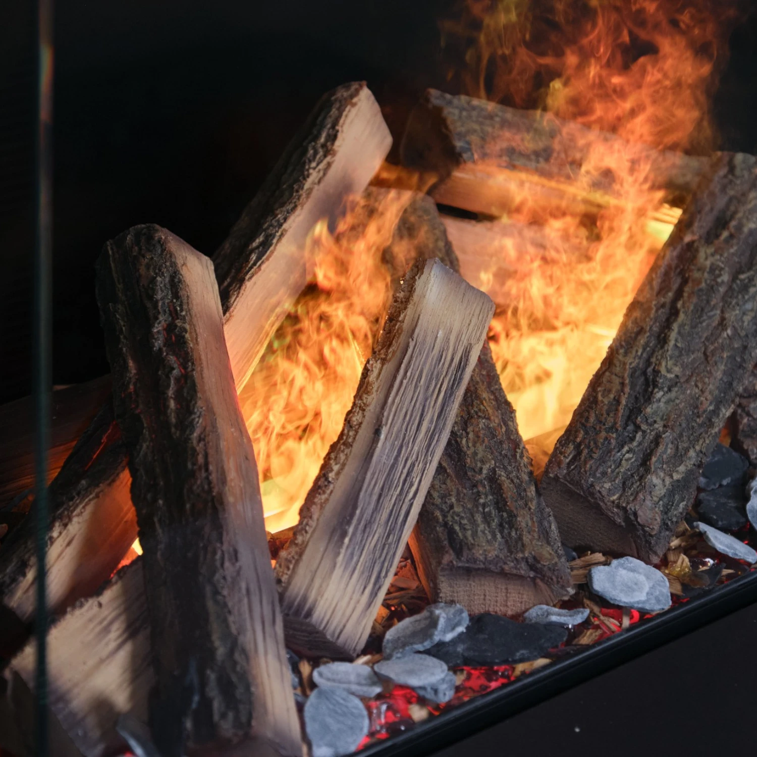e-MatriX 800/500 II-R - Corner Built-in Water Vapour Fireplace