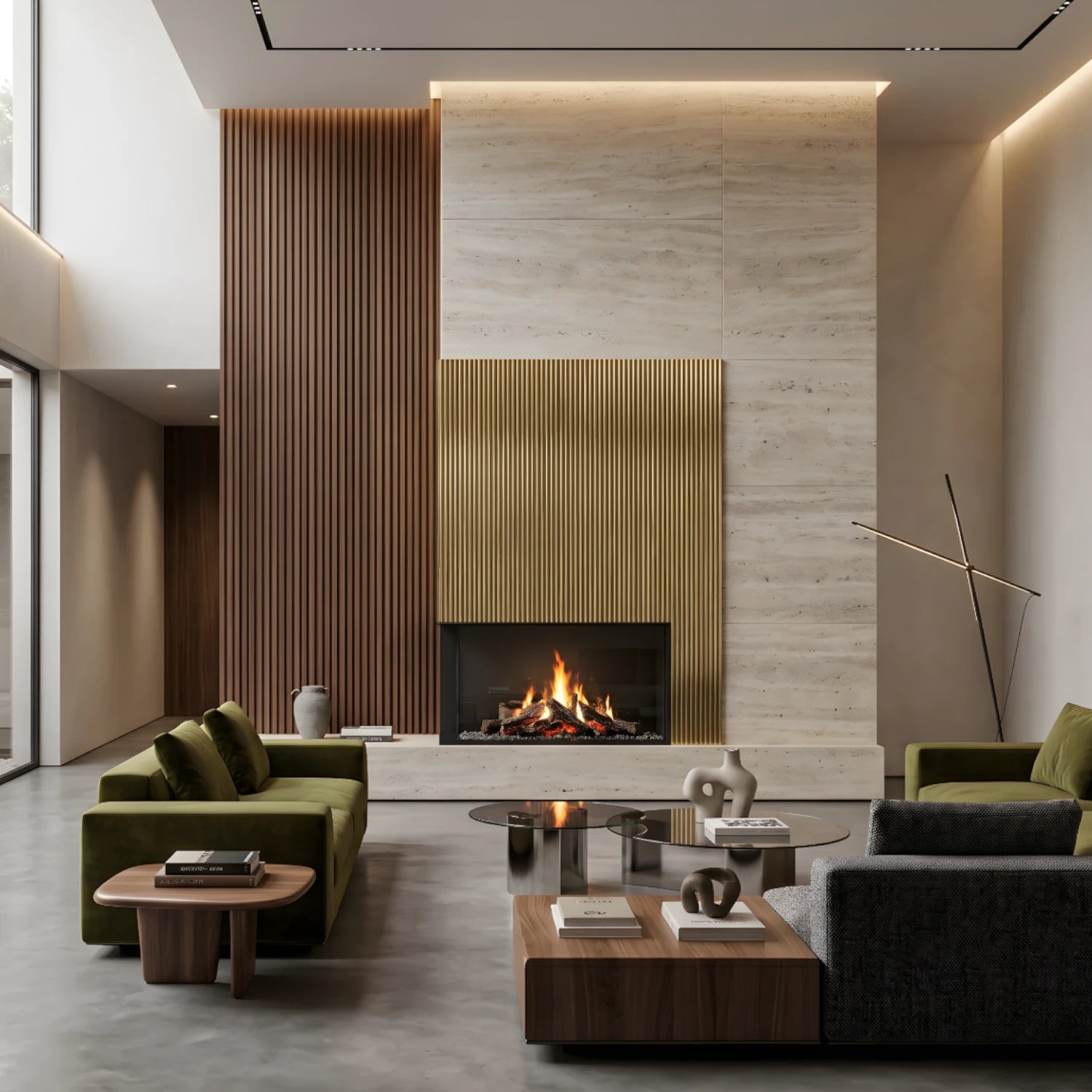 e-MatriX 800/500 II-L - Corner Built-in Water Vapour Fireplace