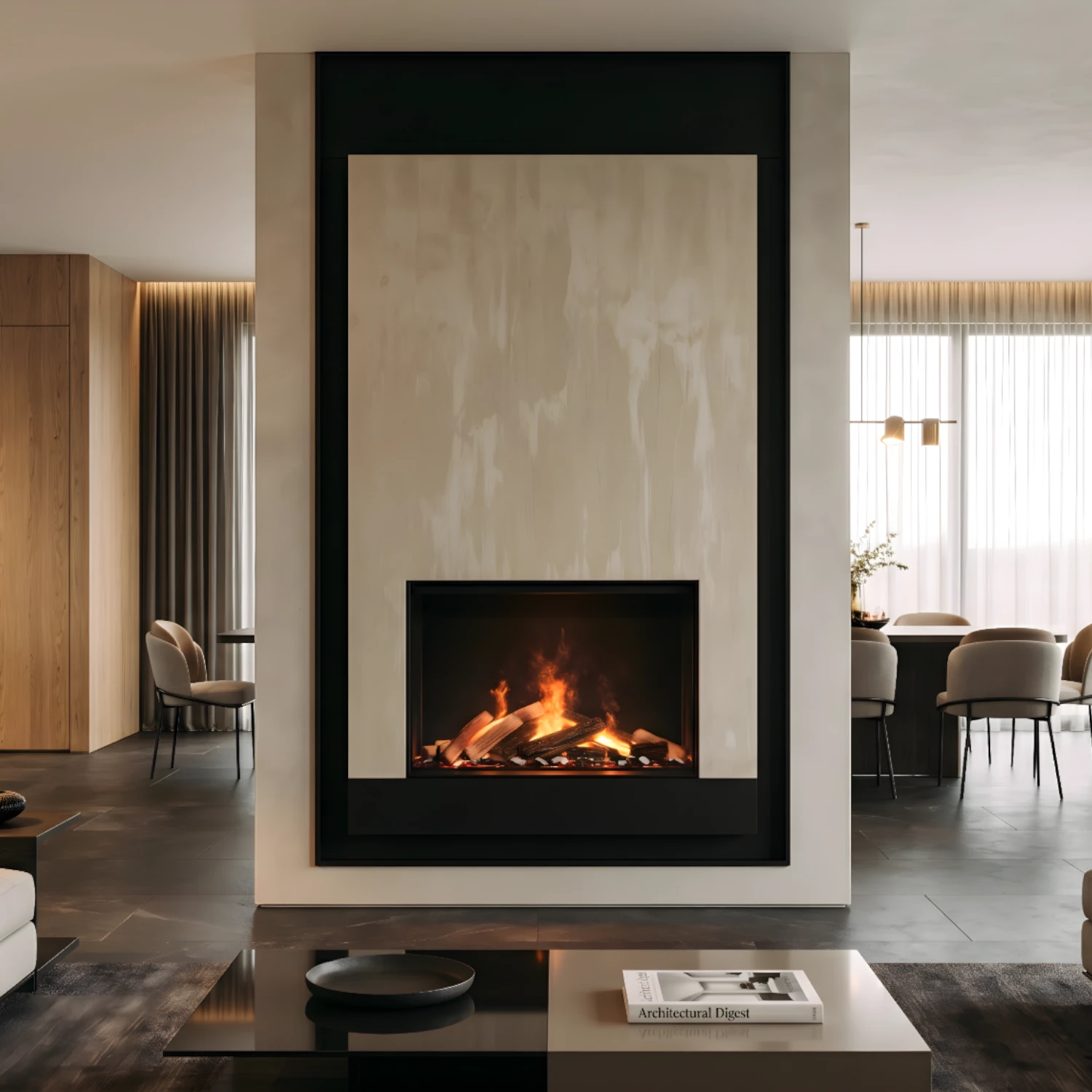 e-MatriX 800/500 I - Water Vapour Fireplace