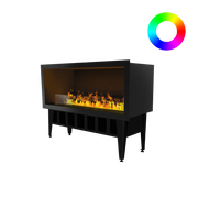 Incanto 1000 WF Multicolour Built-in Water Vapour Fireplace