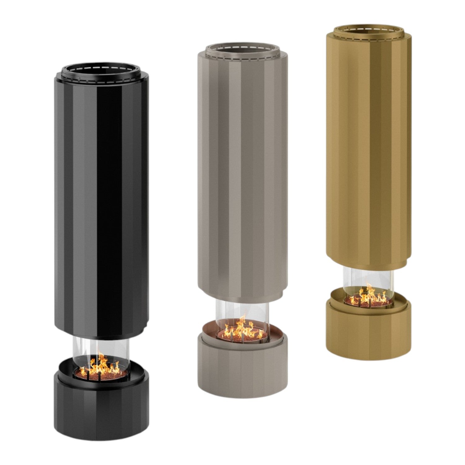 Pillar - Suspended Bioethanol Fireplace