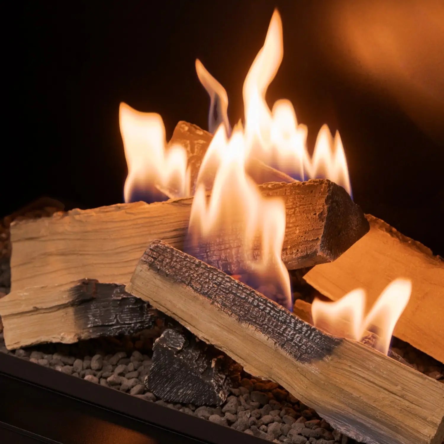 Flogs Box 1000 Three-Sided (In-Room Vent) - Bioethanol Fireplace
