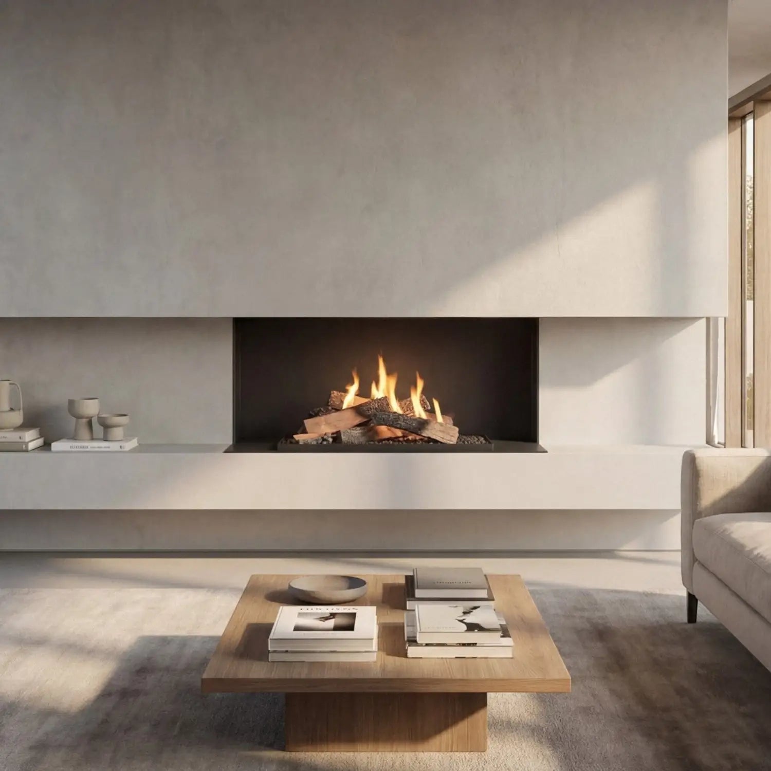 Planika FLA4 990+ Flogs: Remote Controlled Bioethanol Burner with Realistic Log Flames