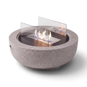 AROS - Granite Grey - Outdoor Bioethanol Fireplace