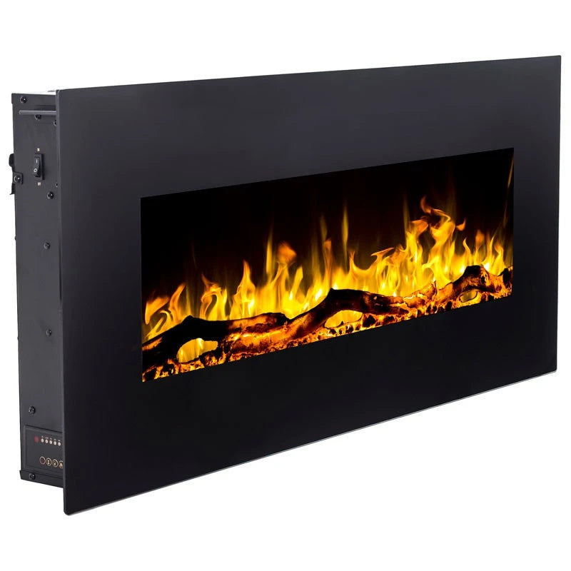 Albion 91.5 cm - Wall-Mounted Electric Fireplace – No Heat