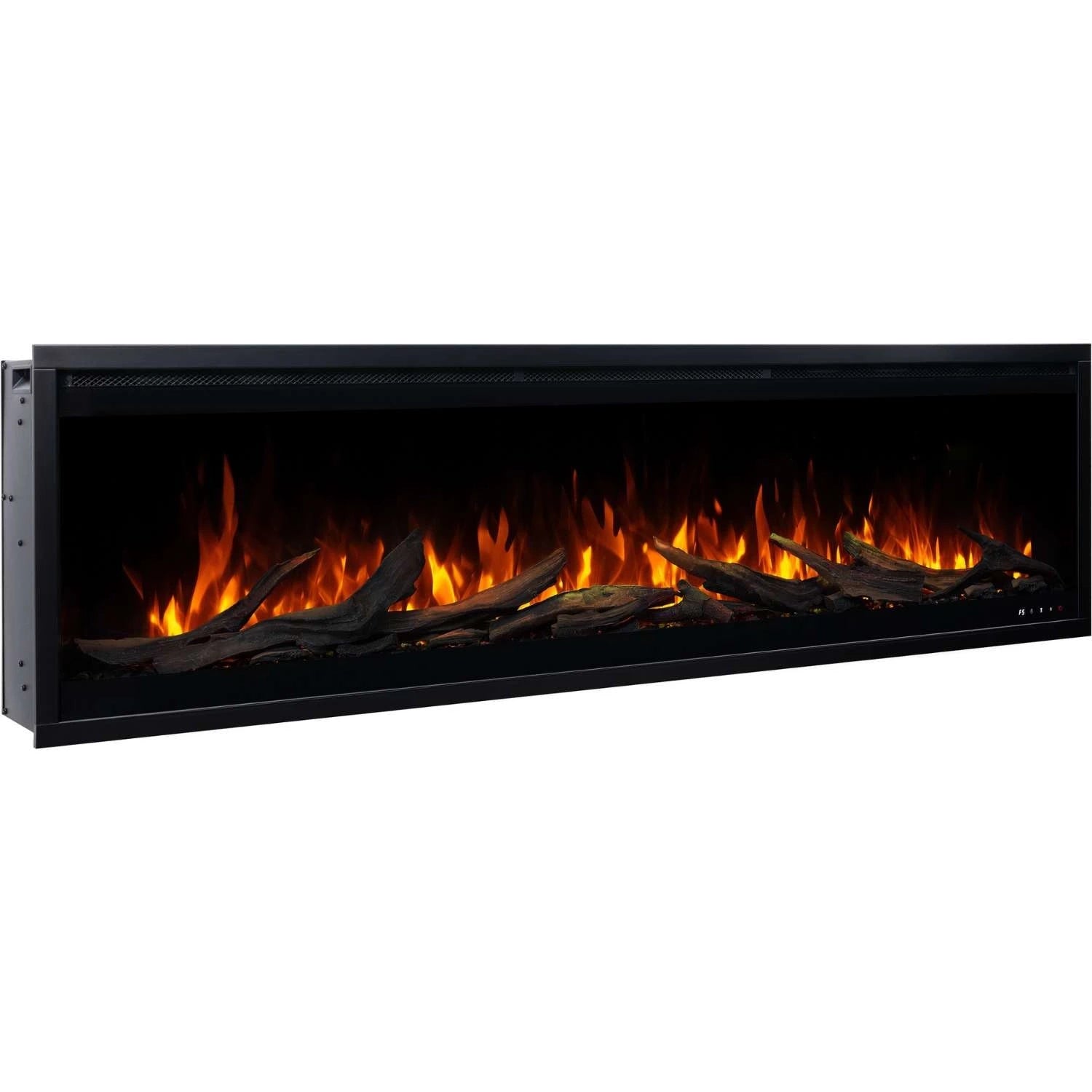 Royal Pro Wall-Mounted Electric Fireplace - Black - 180 cm