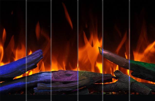 Aflamo 3D Electric Fireplace Insert 35" (90 cm)