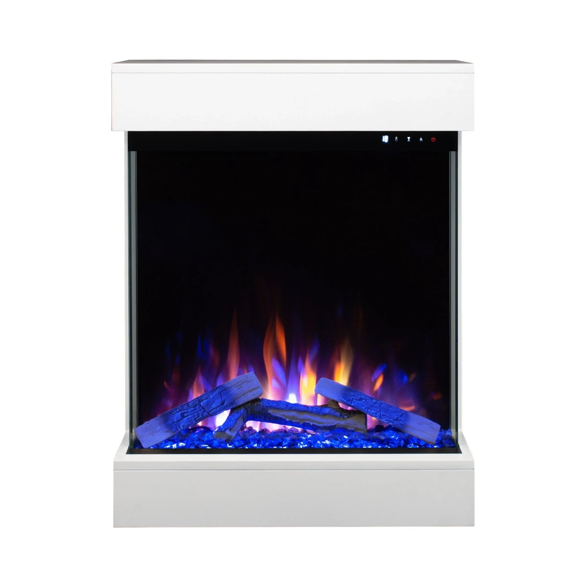 Dame Electric Fireplace - White