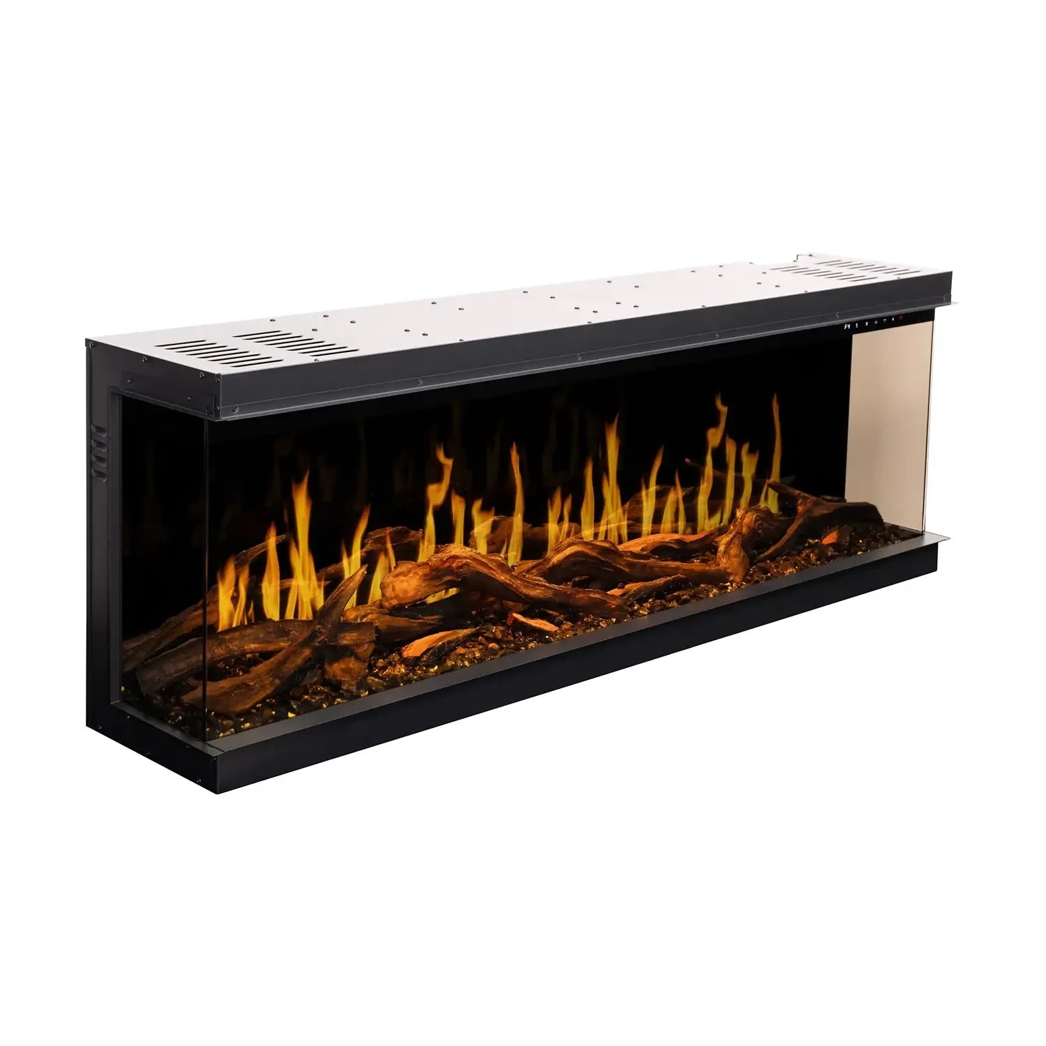 Gold 152 cm - Built-In Electric Fireplace