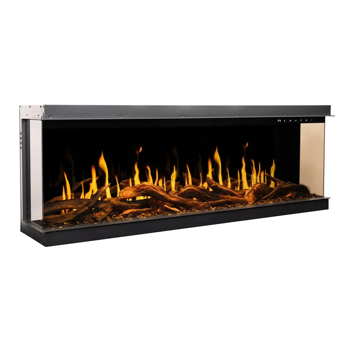 Gold 152 cm - Built-In Electric Fireplace