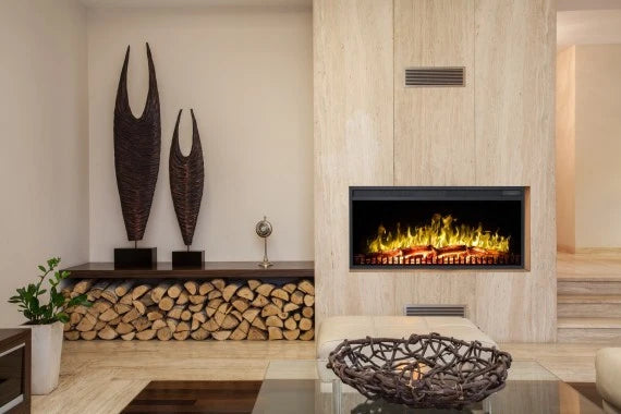 LED Classic Built-in Electric Fireplace - 129 cm