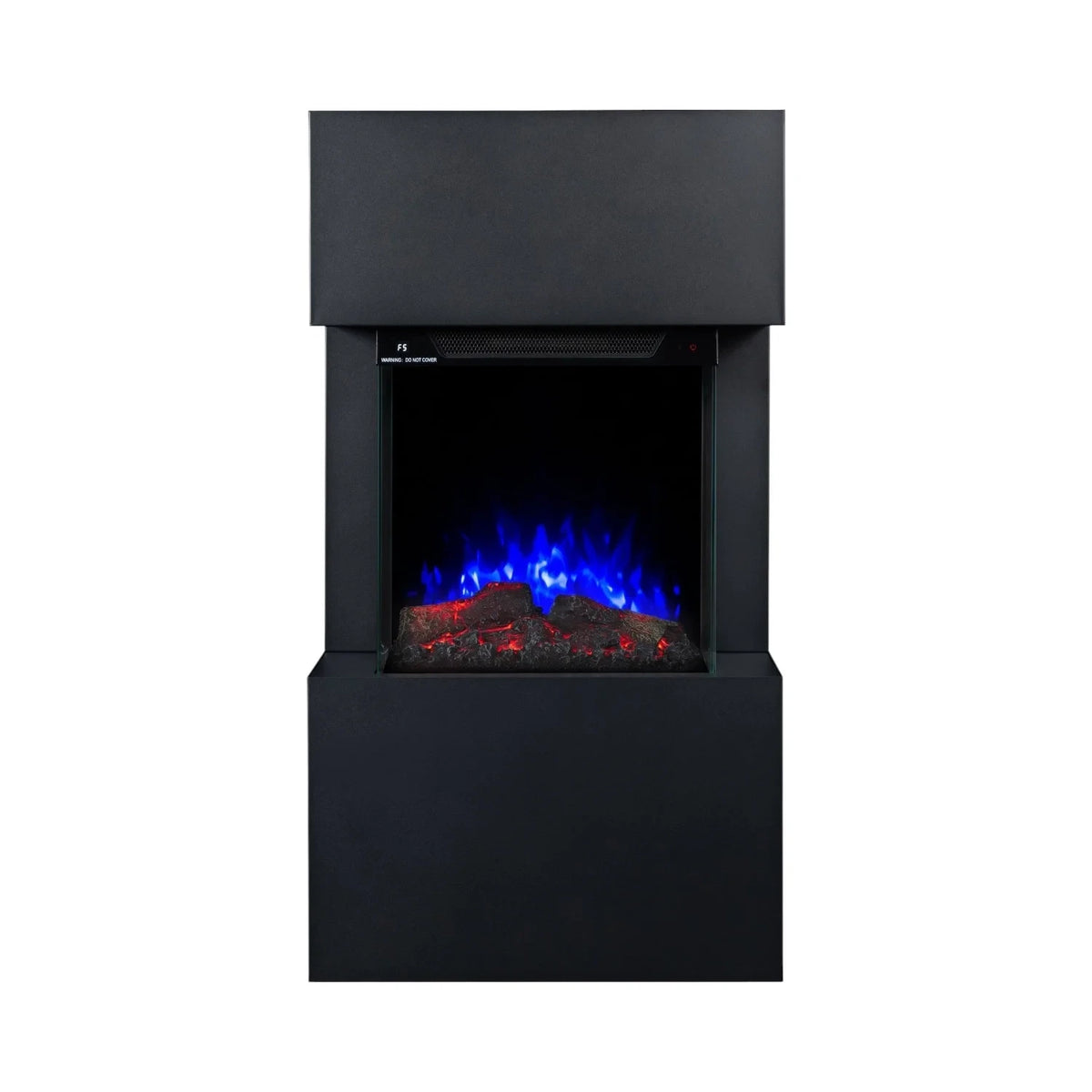 Texel Electric Fireplace - Black