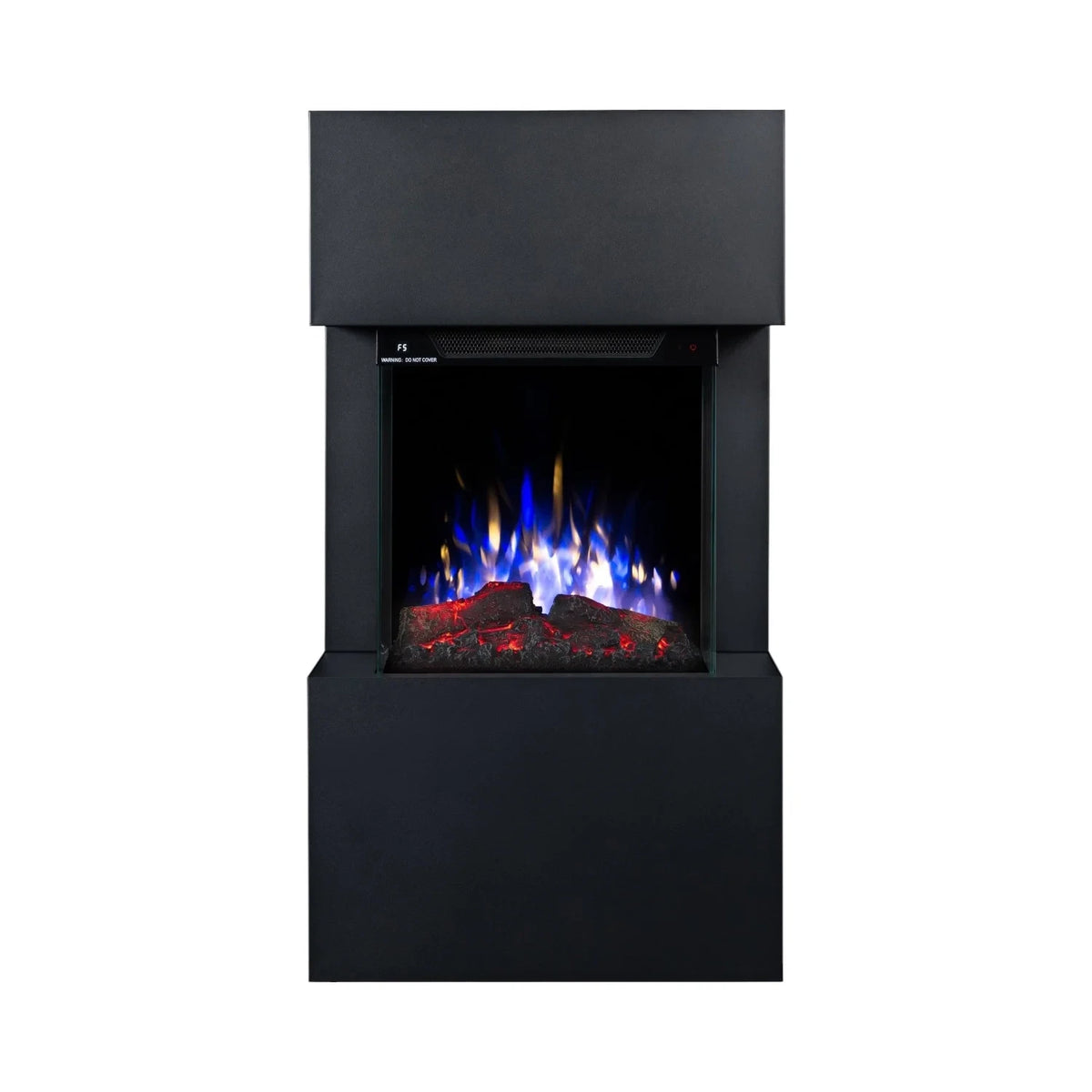 Texel Electric Fireplace - Black