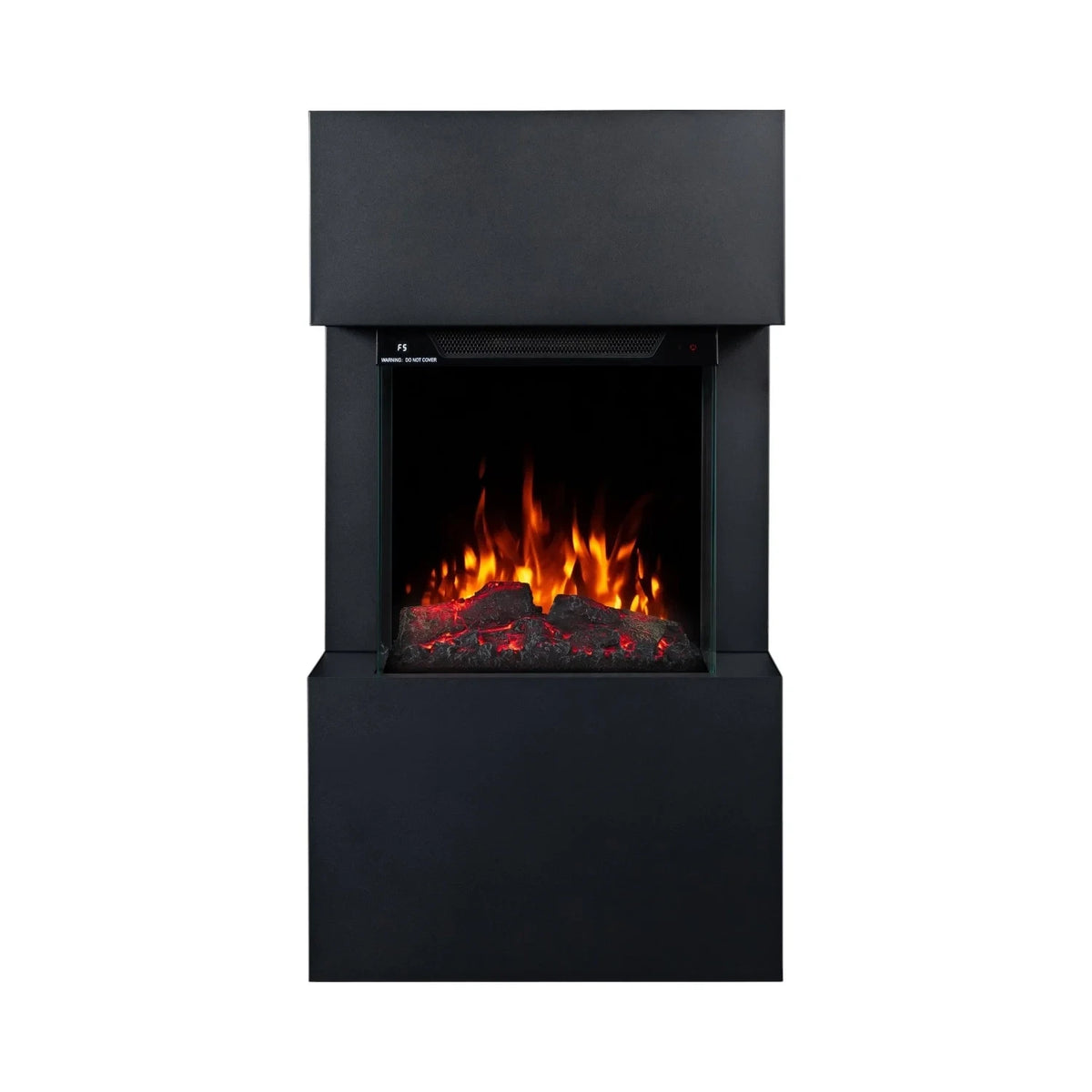 Texel Electric Fireplace - Black