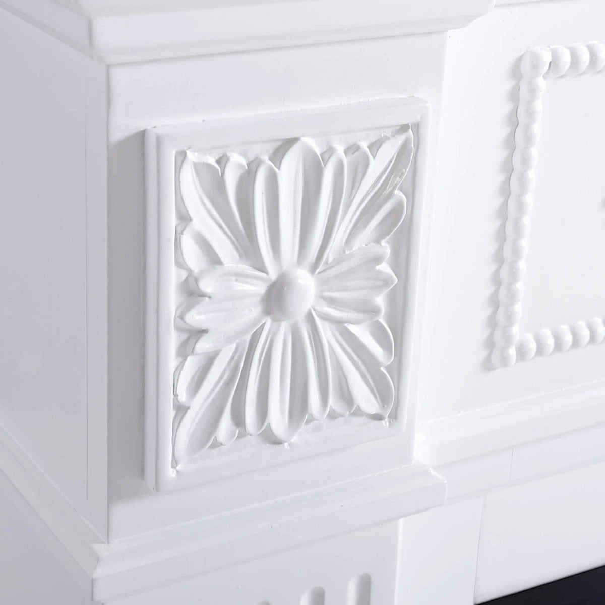 Toscana Electric Fireplace - White