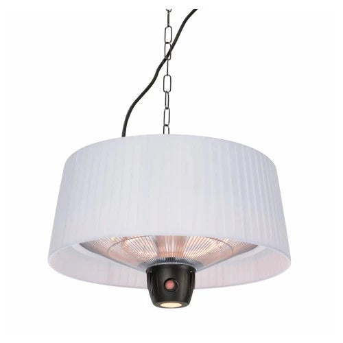 Artix Hanging White 1500 Watt Patio Heater