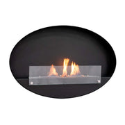 Maryland - Oval Wall Hanging Slim Fireplace