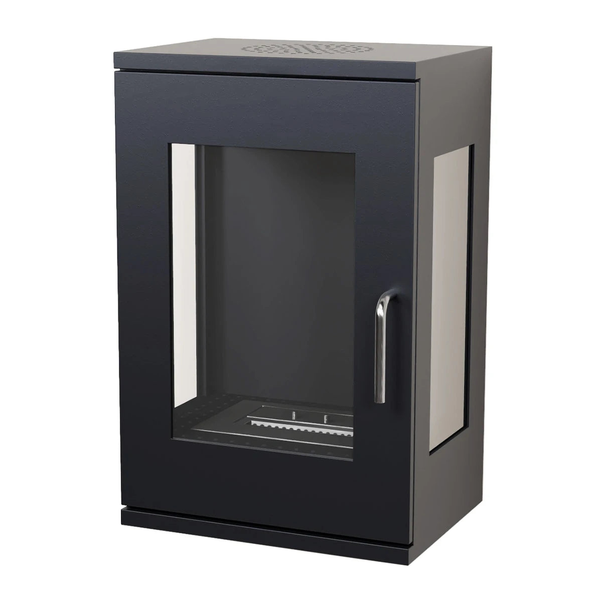 Cheyenne Wall-Mounted - Black  Bioethanol Stove Fireplace