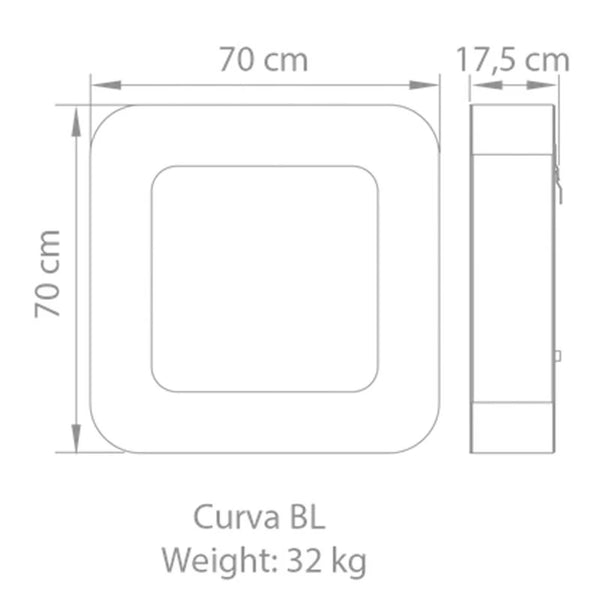 Safretti Curva BL - White