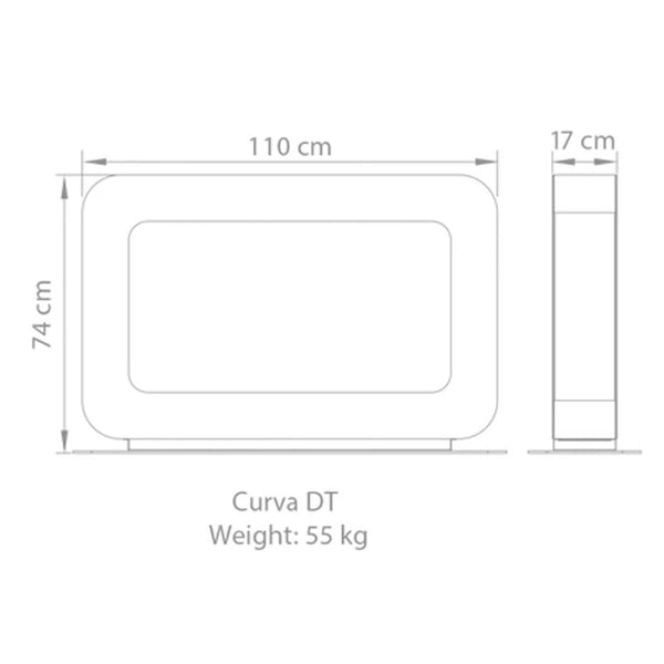 Safretti Curva DT - White