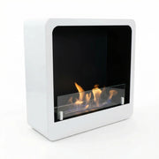 Square Bioethanol Fireplace with Round Edges