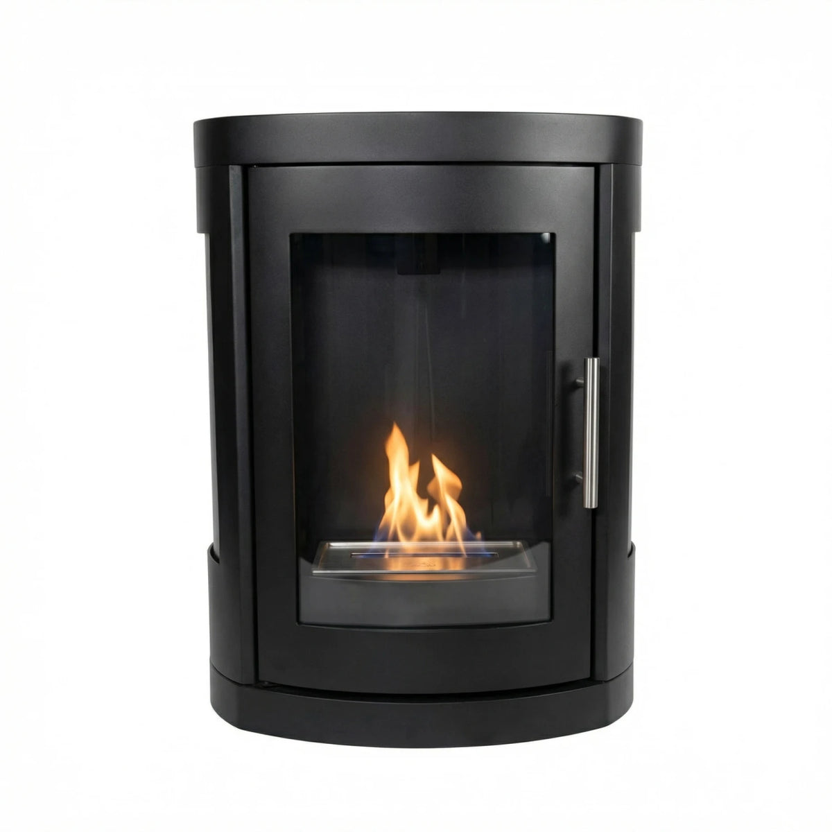 Oregon - Wall-mounted bioethanol wood-burner style fireplace