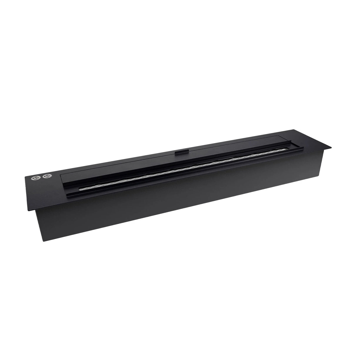 ScandiFlames Superior 3.5L black bioethanol burner insert 60 cm with lip