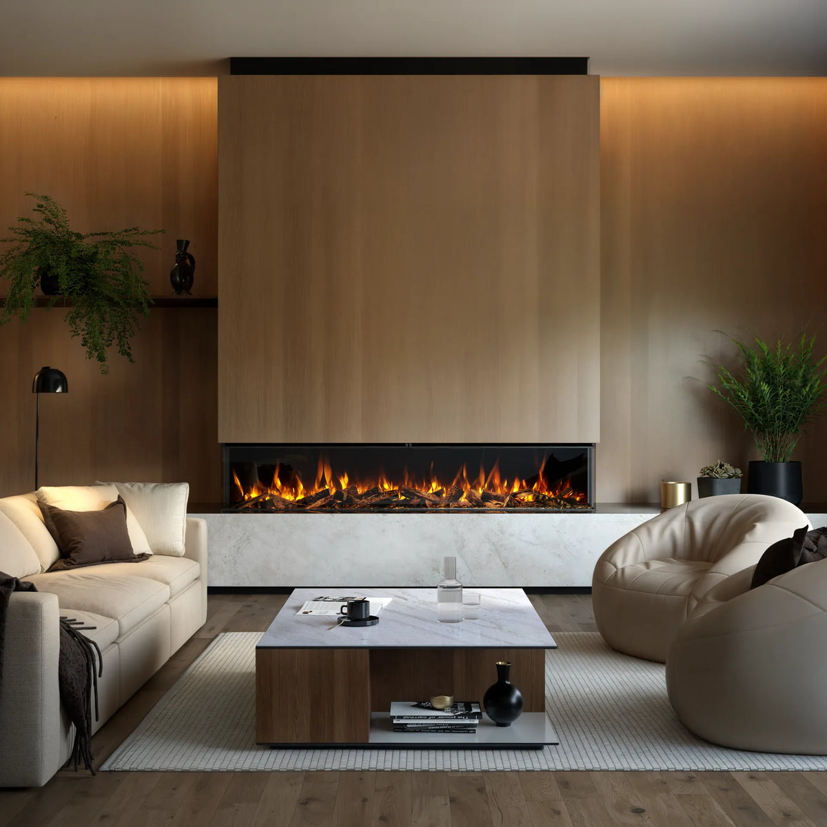 New Forest 2400 - Built-In Electric Fireplace