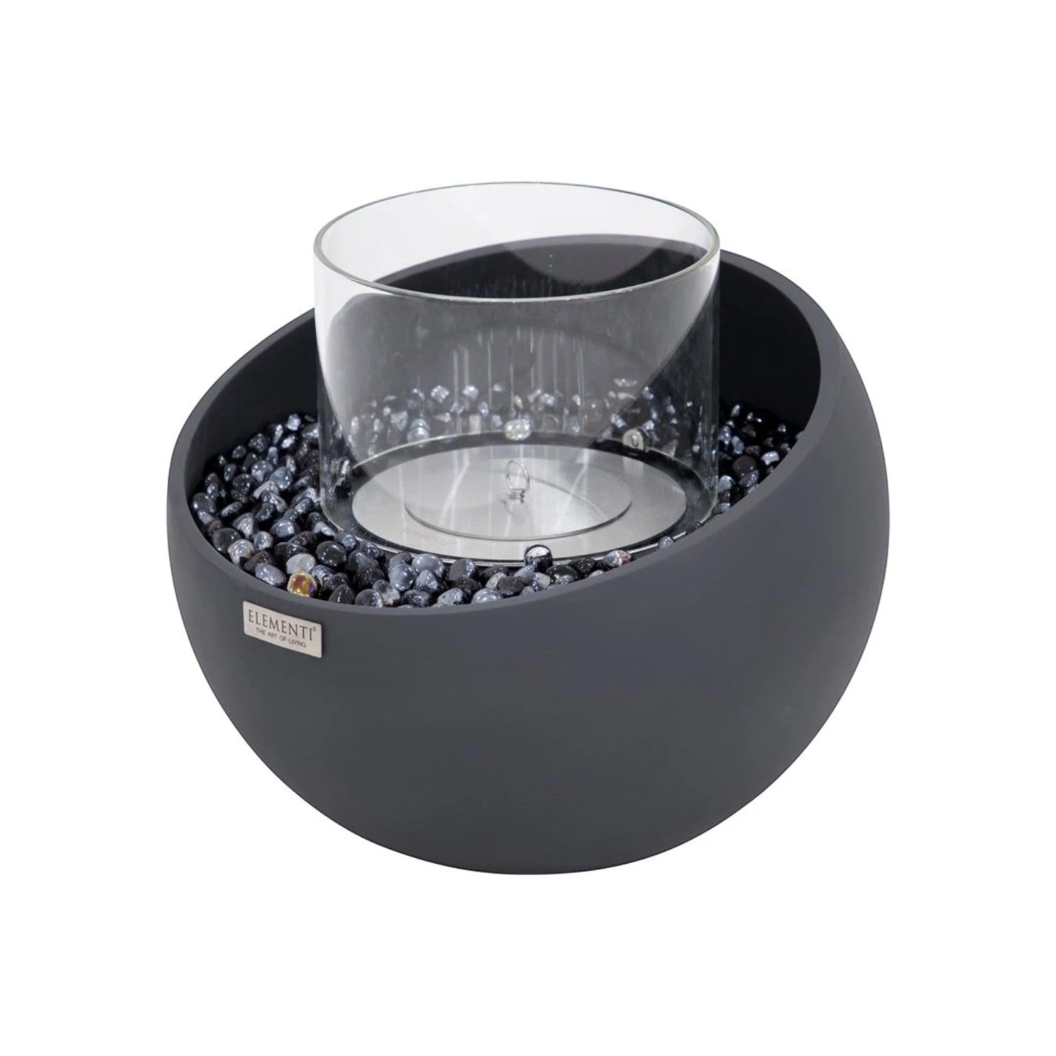 FIRENZE Bioethanol Bowl S – Slate Black