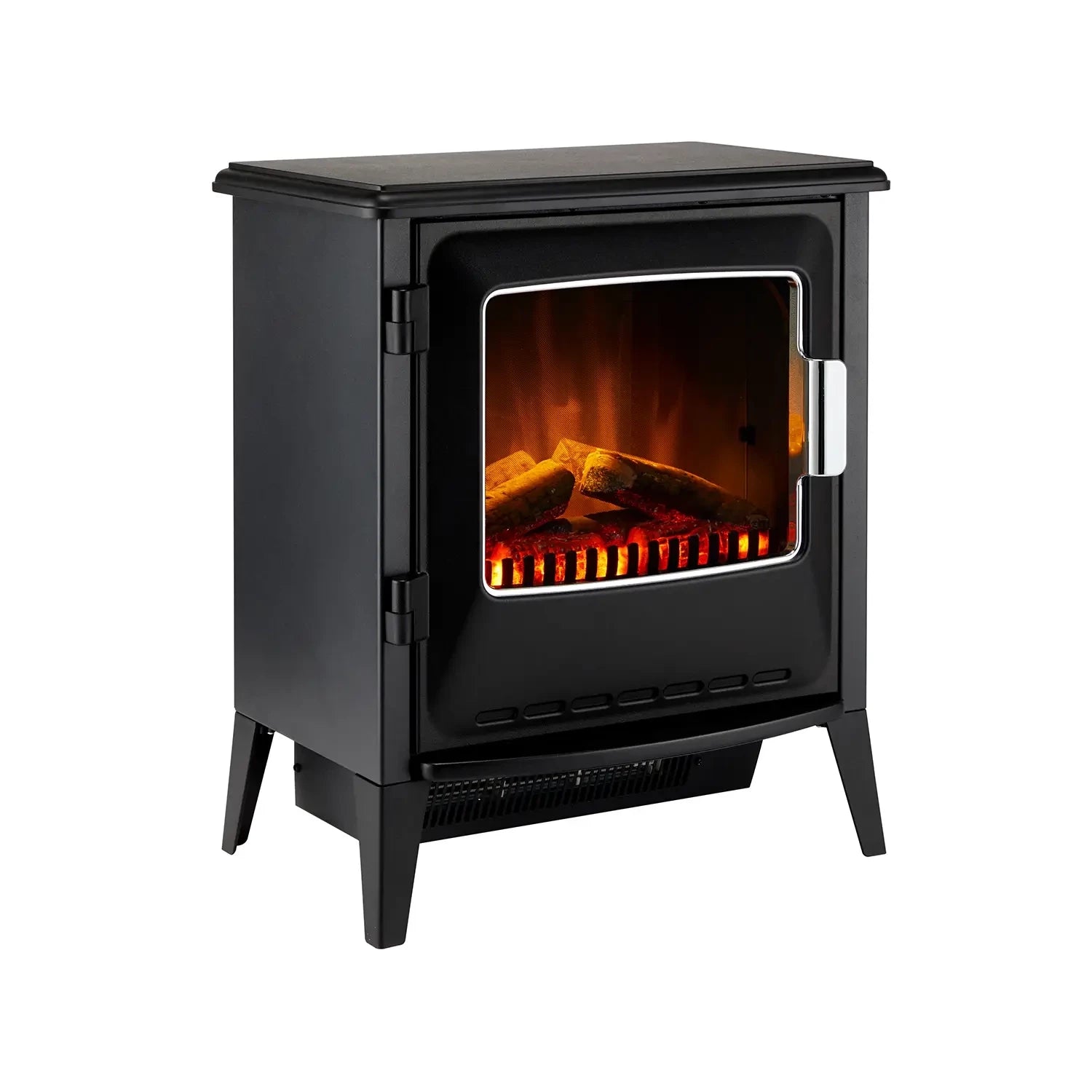 Lucia Electric Stove Fireplace - Black