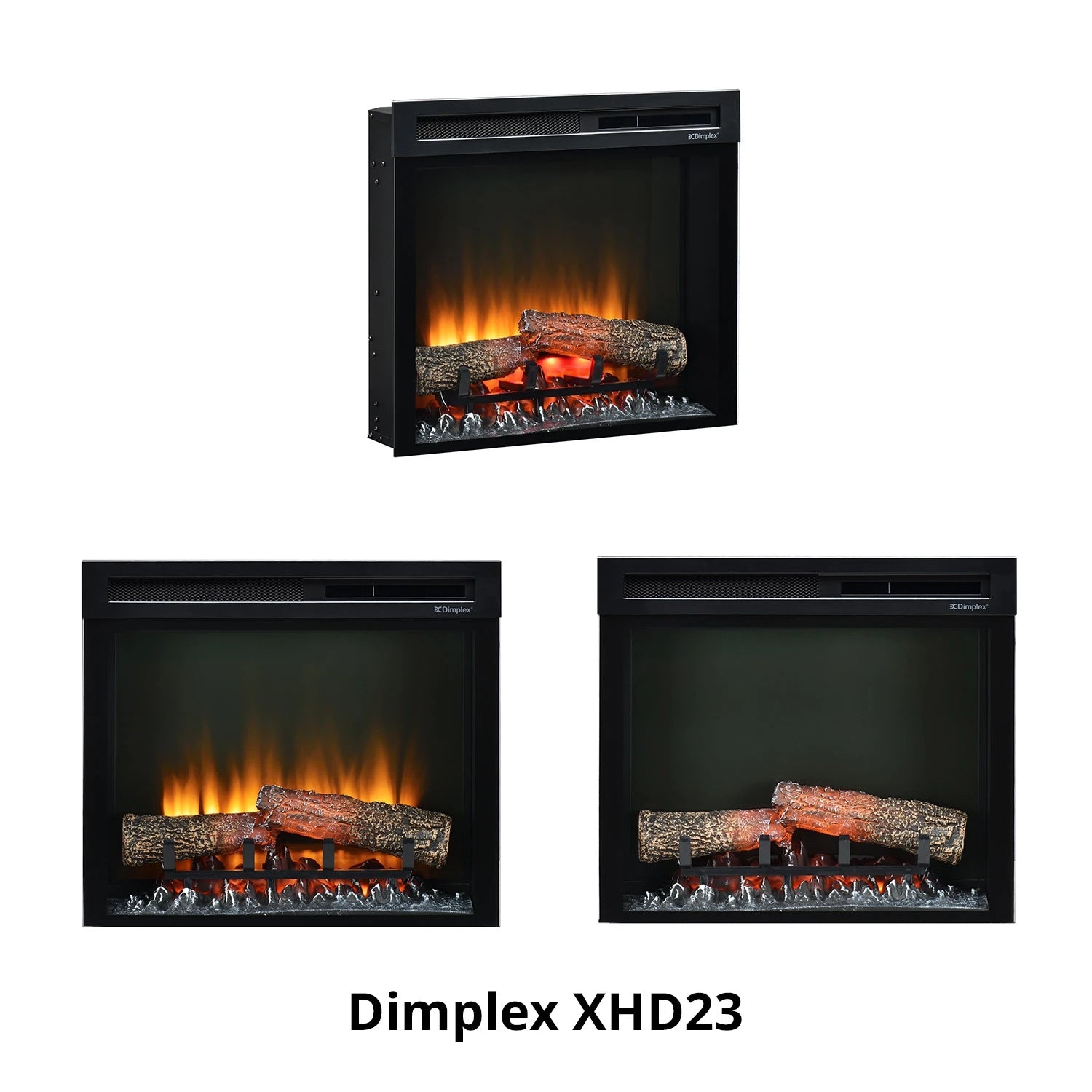 XHD23 Firebox Electric Fireplace Insert - Black
