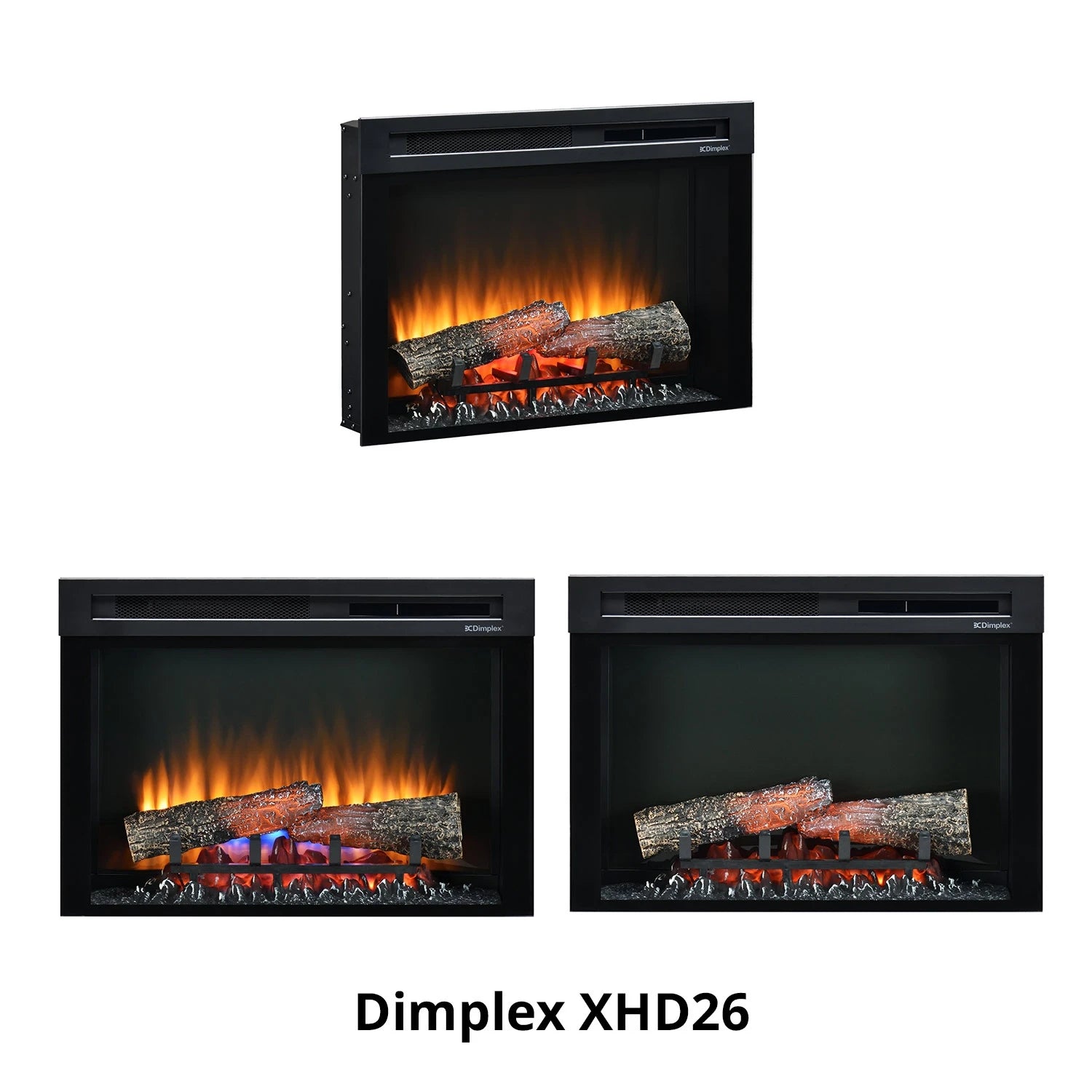 XHD23 Firebox Electric Fireplace Insert - Black