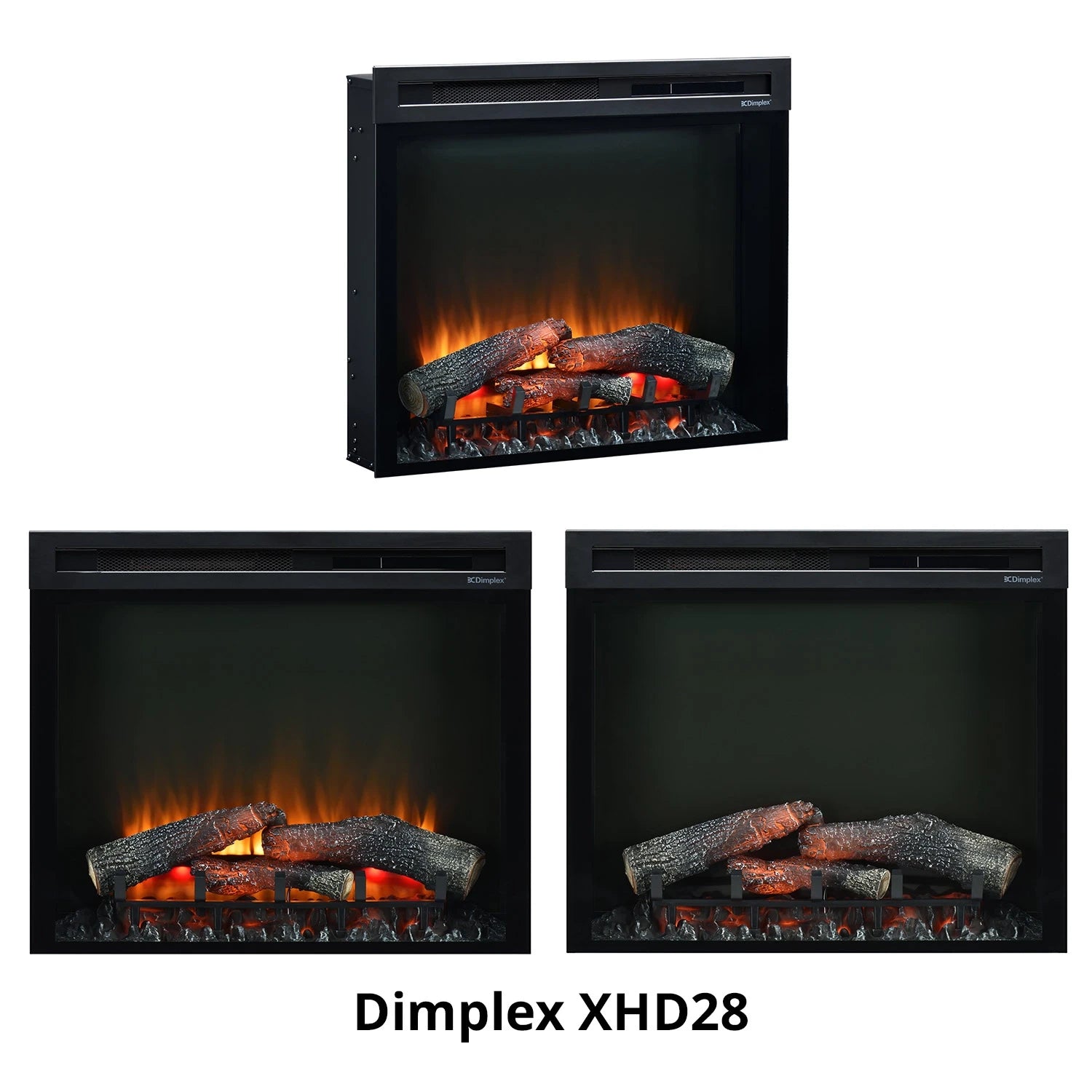 XHD23 Firebox Electric Fireplace Insert - Black