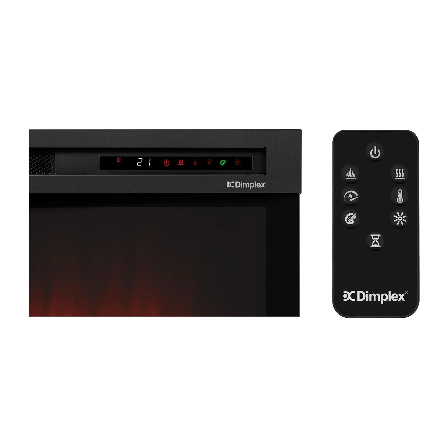 XHD23 Firebox Electric Fireplace Insert - Black