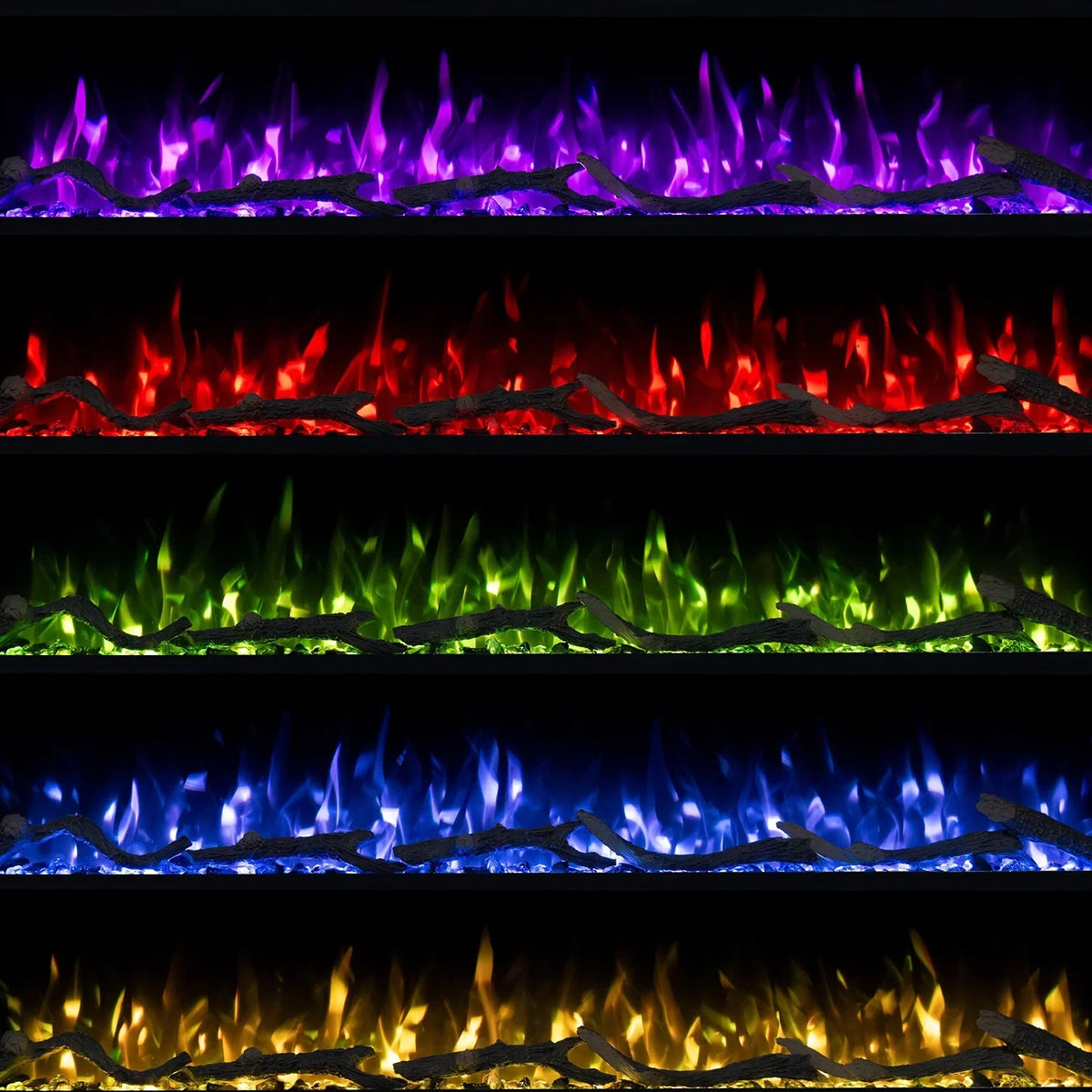 Monarch Electric Fireplace 127 with Colorful Flames