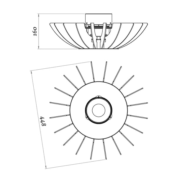 Cosmo Table Fireplace - White