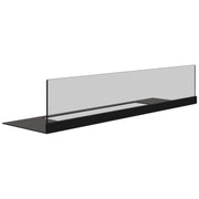 Glazing for Horizontal Wall Bio Fireplace