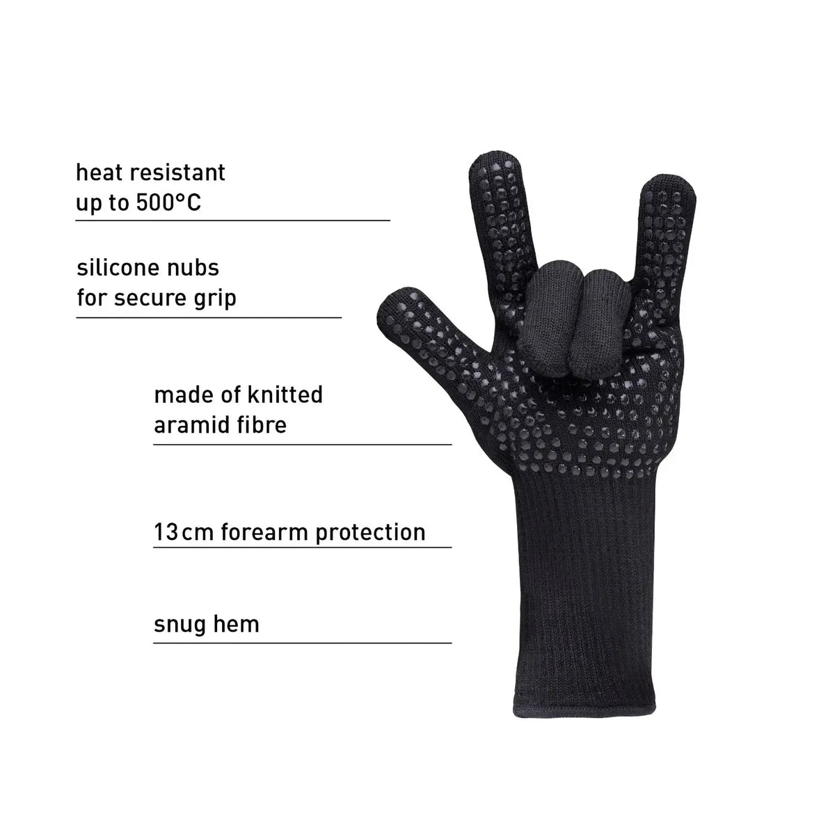 Höfats Fire Gloves Aramid - Heat resistant up to 500°C