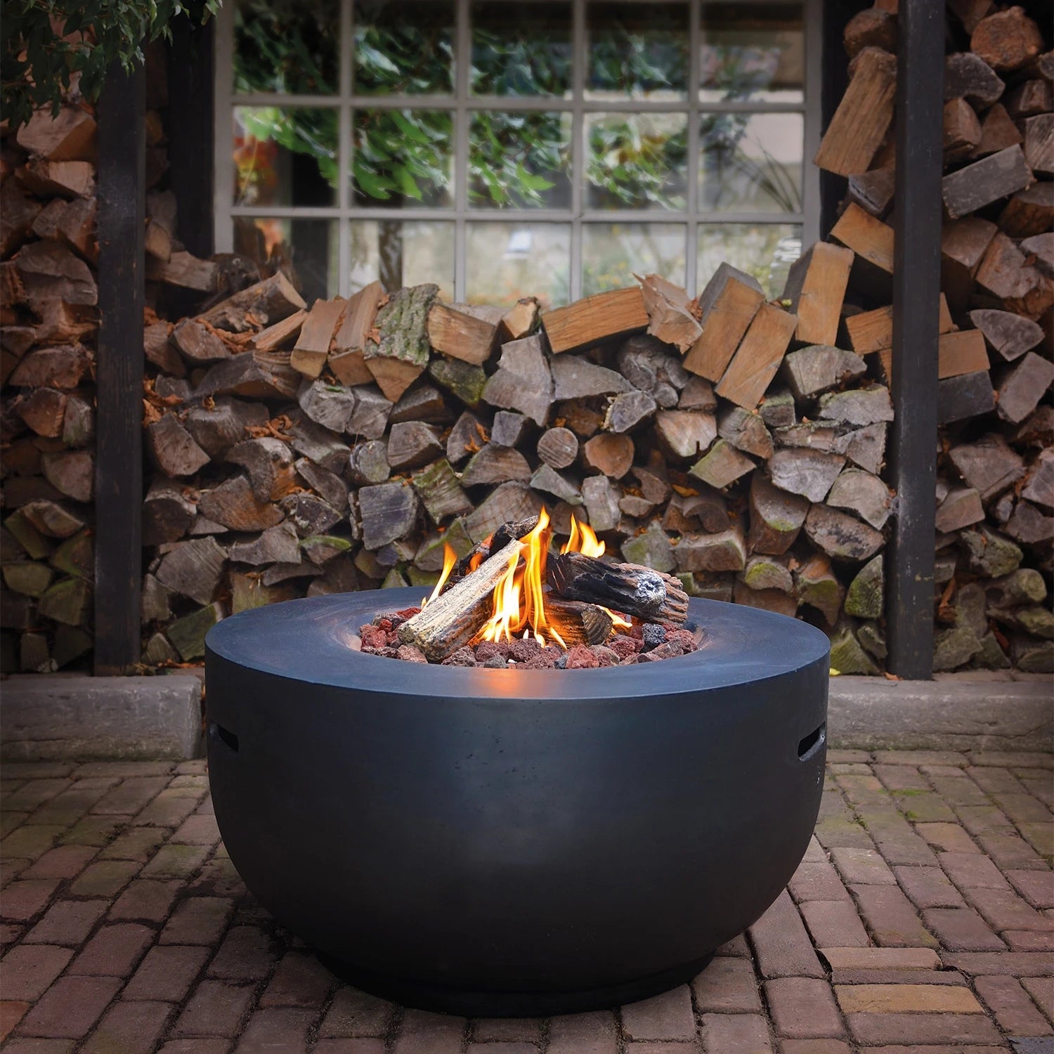 Happy Cocooning Firebowl Fire Table Anthracite