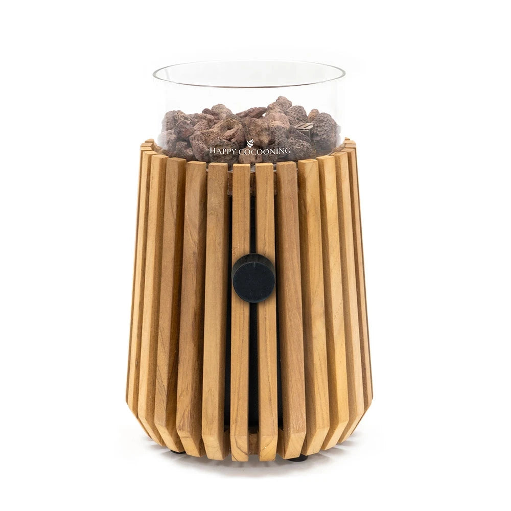 Lumi Lagune Teak – Tabletop Gas Fireplace